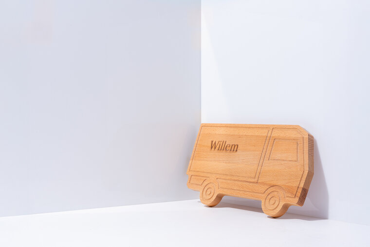Vrachtwagen &ndash; Gepersonaliseerd met naam